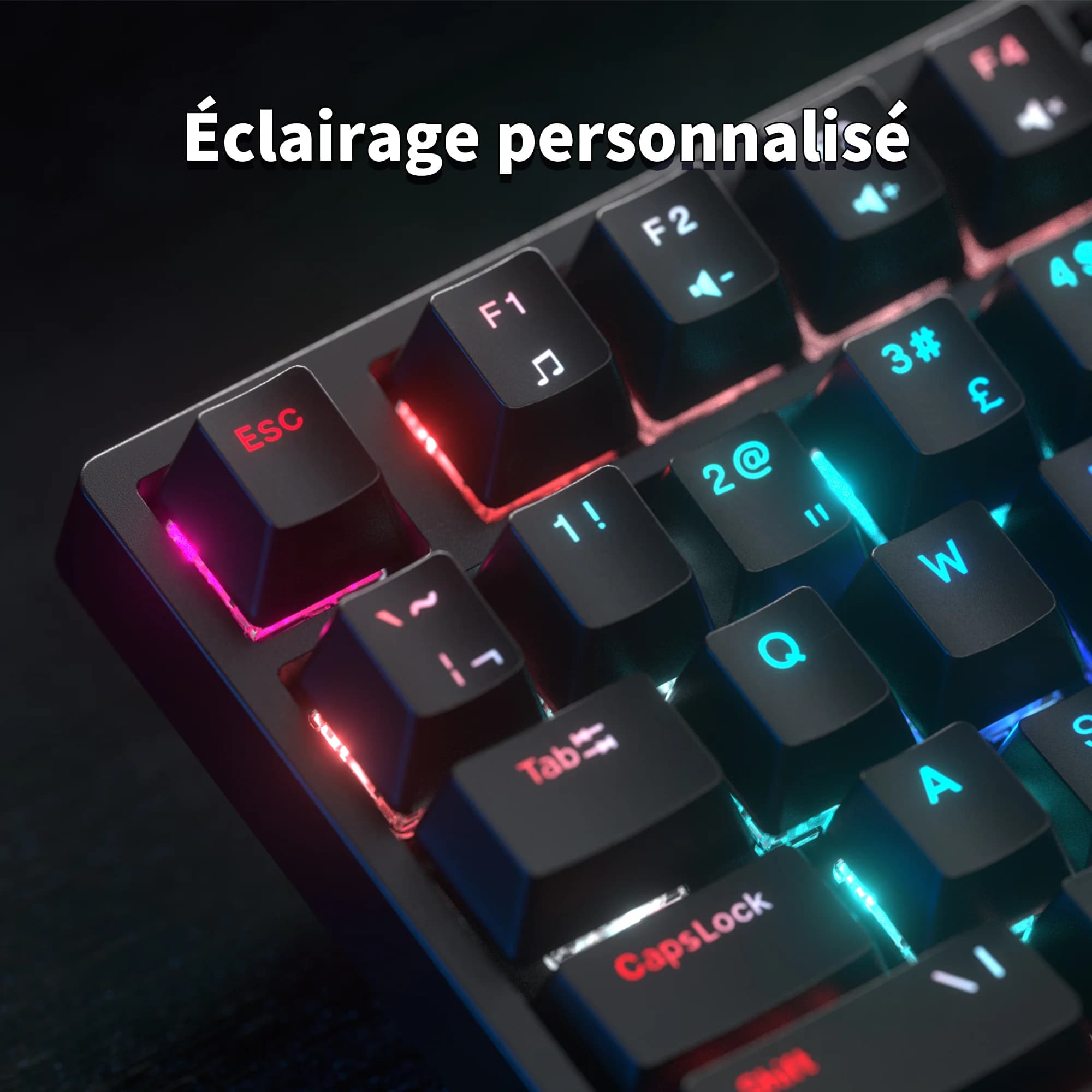 GEEKOM GKM éclairage personnalisé