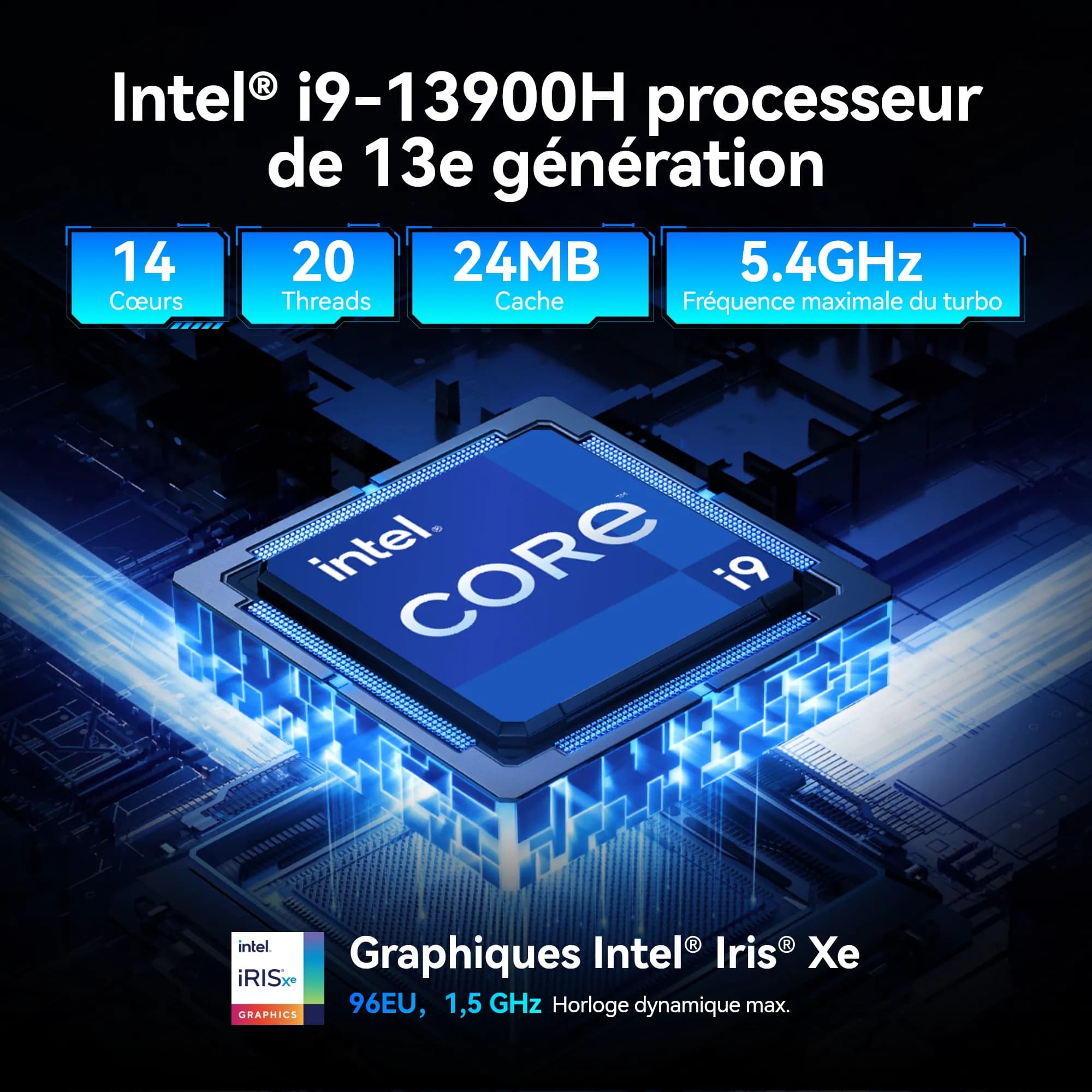 Intel® i9 13900H processeur de 13e génération