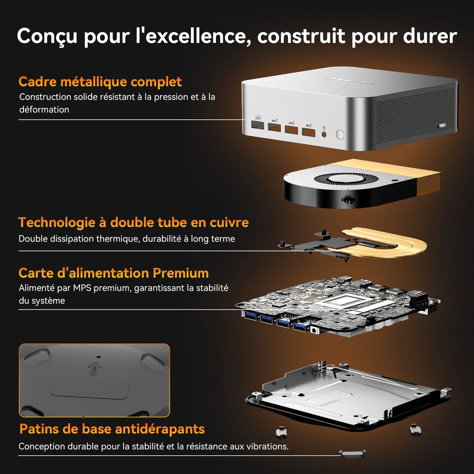 geekom mini pc meilleur mini pc amd ryzen 9 8945hs