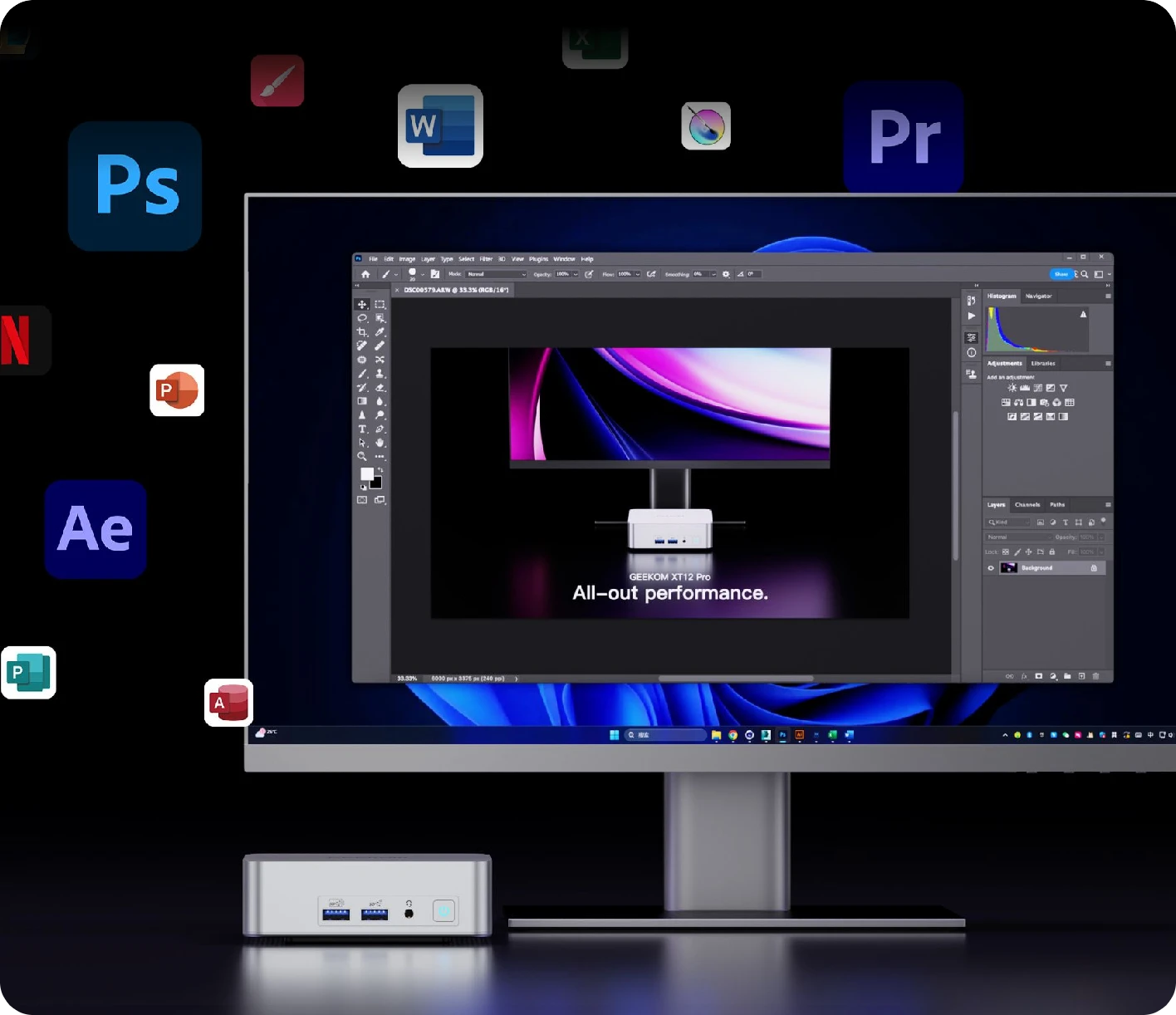 GEEKOM mini pc XT12 PRO applications