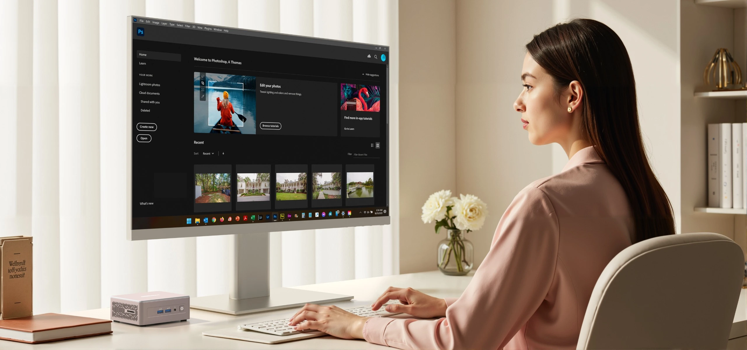 geekom mini pc amd processeur a5 application