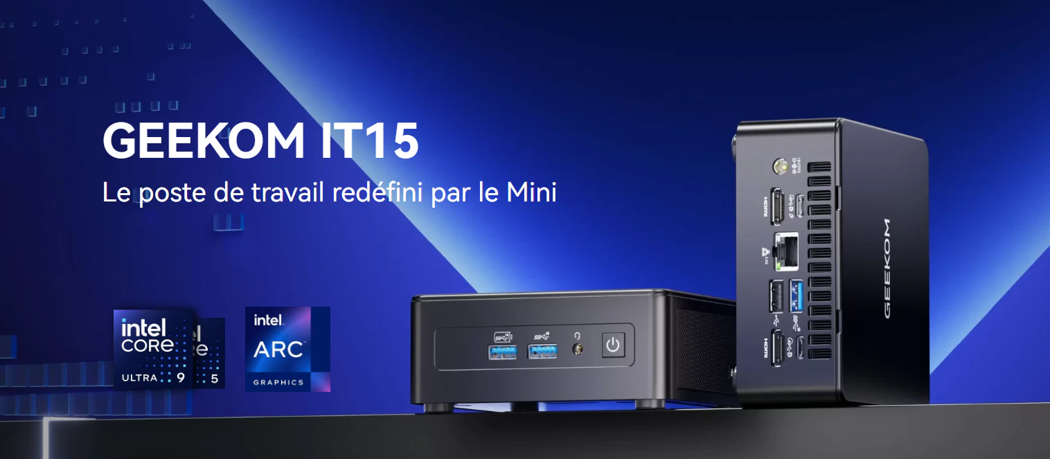 Intel Core Ultra 9 285H GEEKOM MINI PC IT15