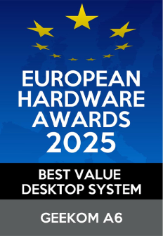 geekom mini pc european hardware awards 2025
