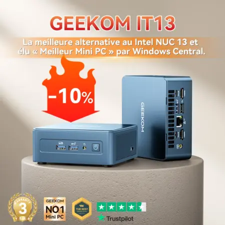 ⚡GEEKOM IT13 Mini PC avec Intel® Core™ i5-13600H